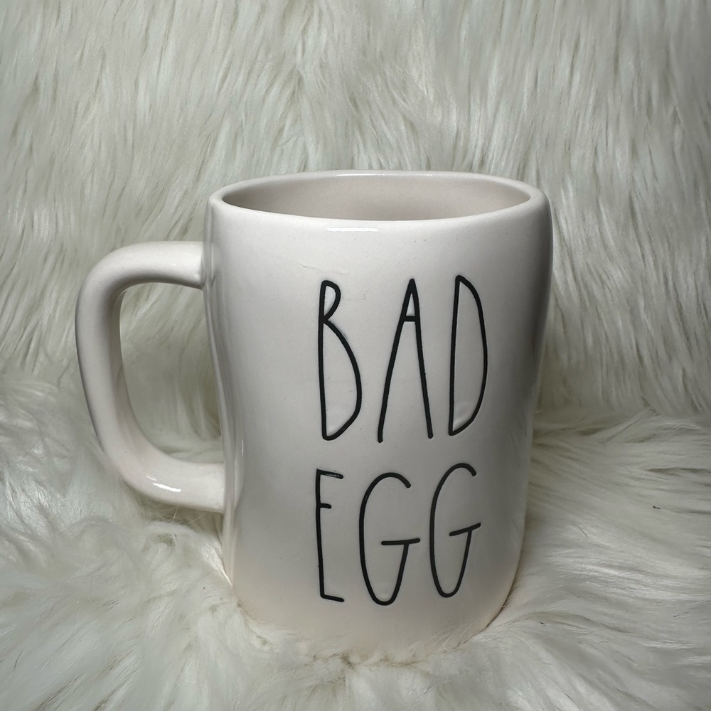 Rae Dunn Good / Bad Egg Mug Double Sided - Picture 3 of 3